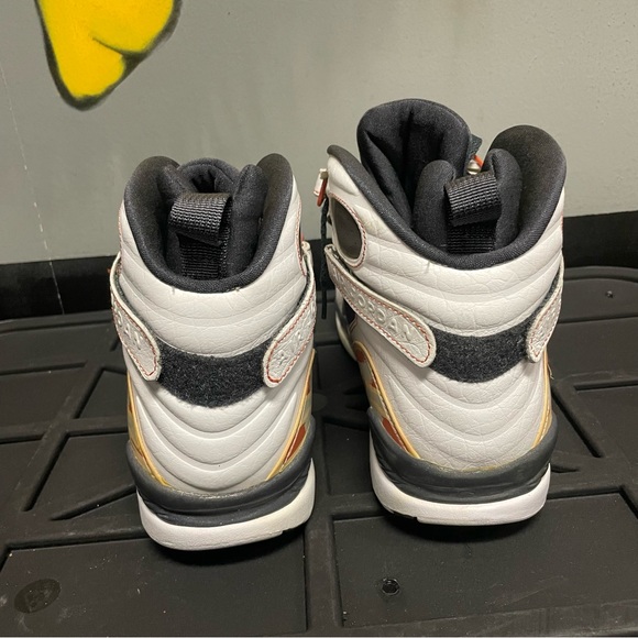 Nike Air Jordan 8 Retro LS 'Black Toe' Men's Basketball Sneaker Size 11.5 NEW - Picture 9 of 9